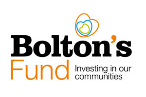 The 'Bolton's Fund' logo, including the text "investing in our communities"